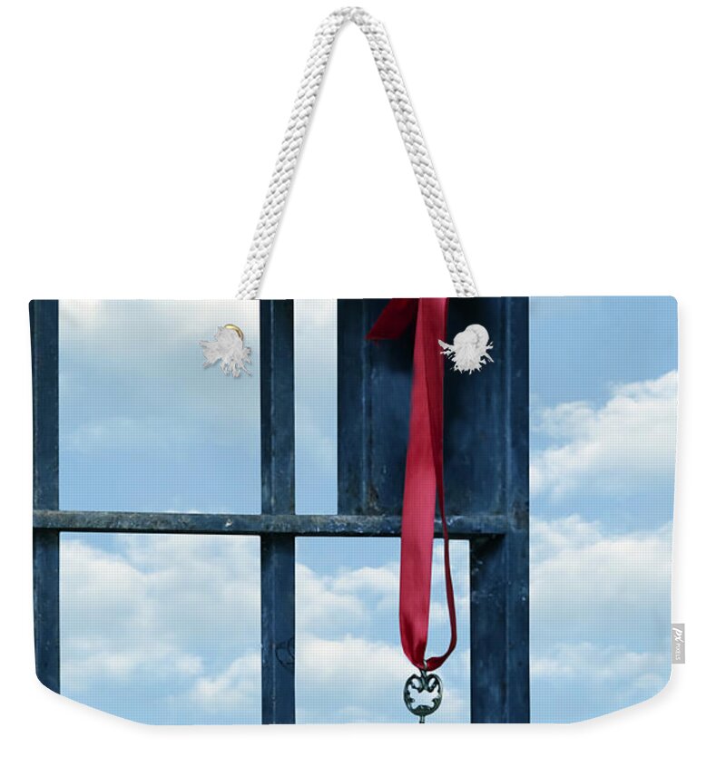 Hand Weekender Tote Bag featuring the photograph key #11 by Joana Kruse