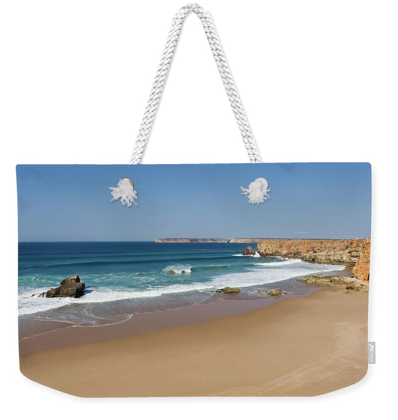 Algarve Weekender Tote Bag featuring the photograph Portugal, Algarve, Sagres, View Of #12 by Westend61
