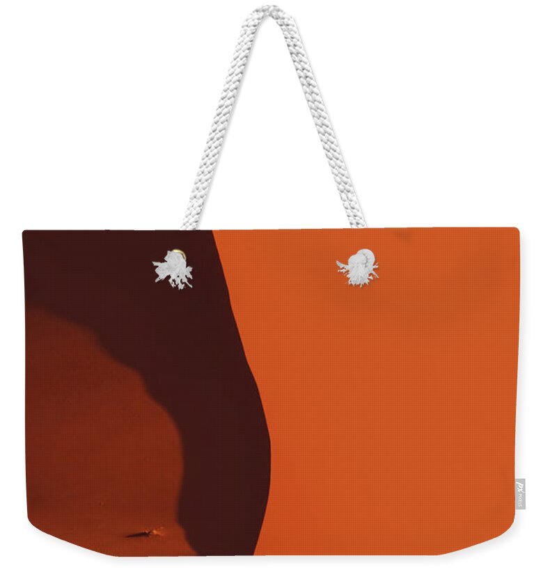 Red Weekender Tote Bag featuring the photograph 120118p072 by Arterra Picture Library