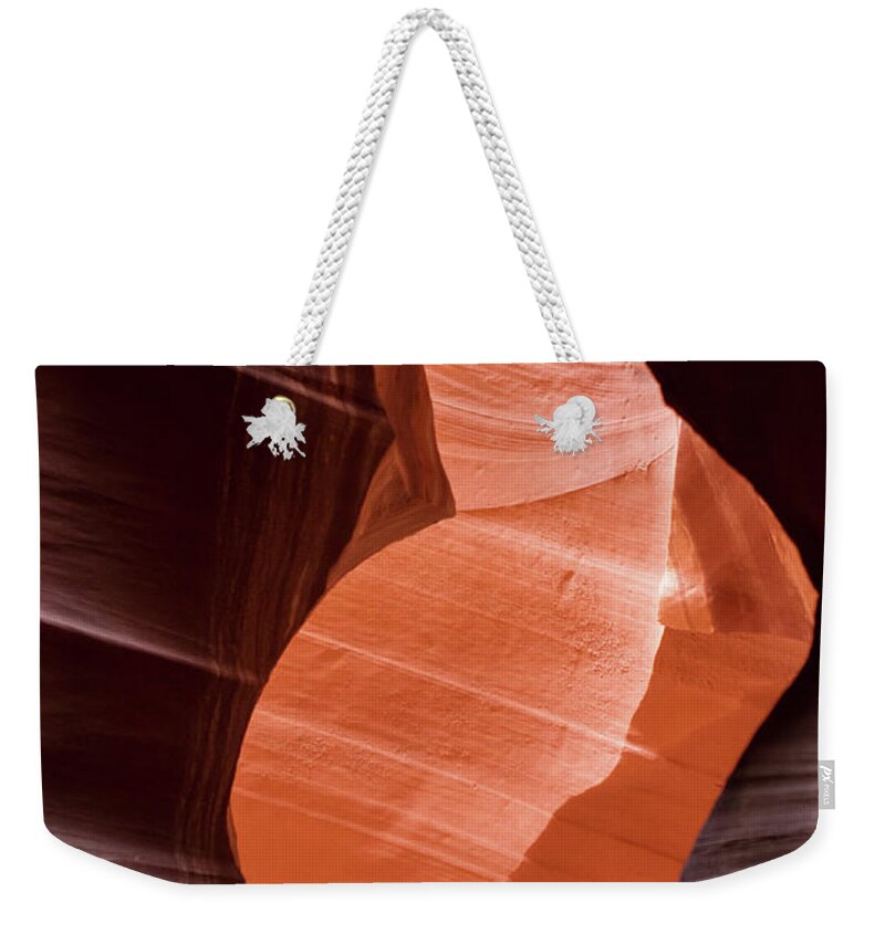 Antelope Canyon Weekender Tote Bag featuring the photograph 120823 Antelope Canyon Page by Www.marcodewaal.nl