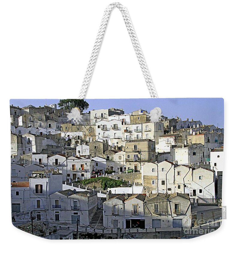 Bourbons Weekender Tote Bag featuring the photograph Monte S. Angelo #13 by Archangelus Gallery