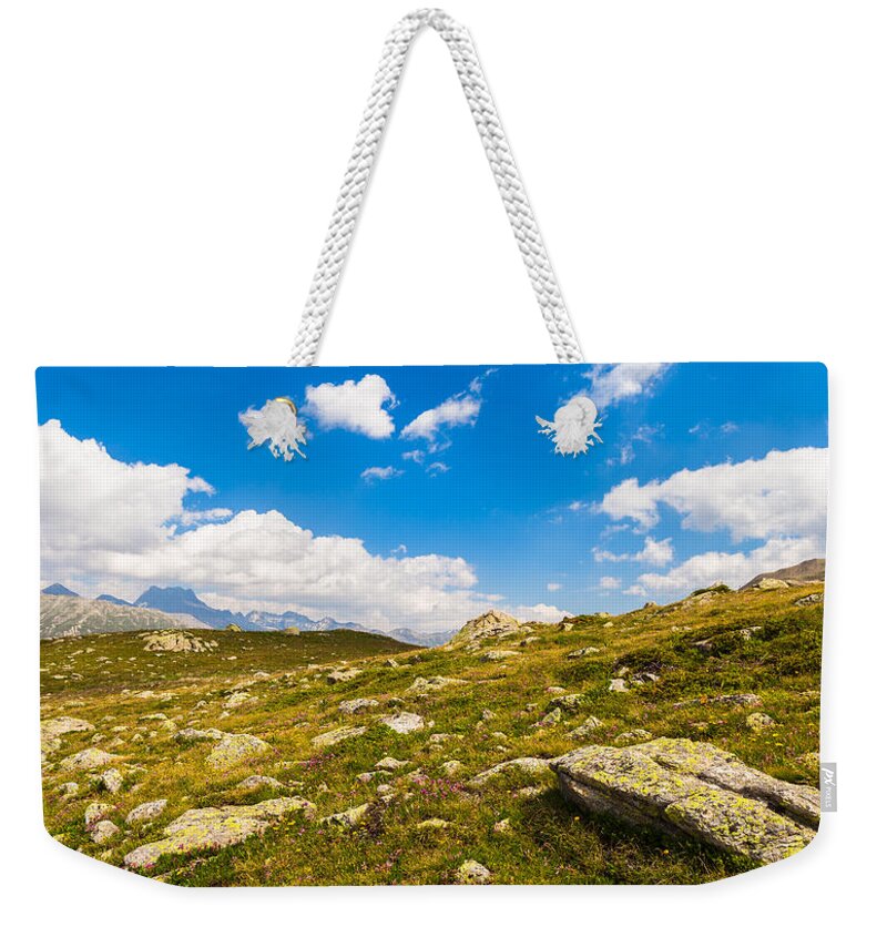Bavarian Weekender Tote Bag featuring the photograph Swiss Mountains #13 by Raul Rodriguez