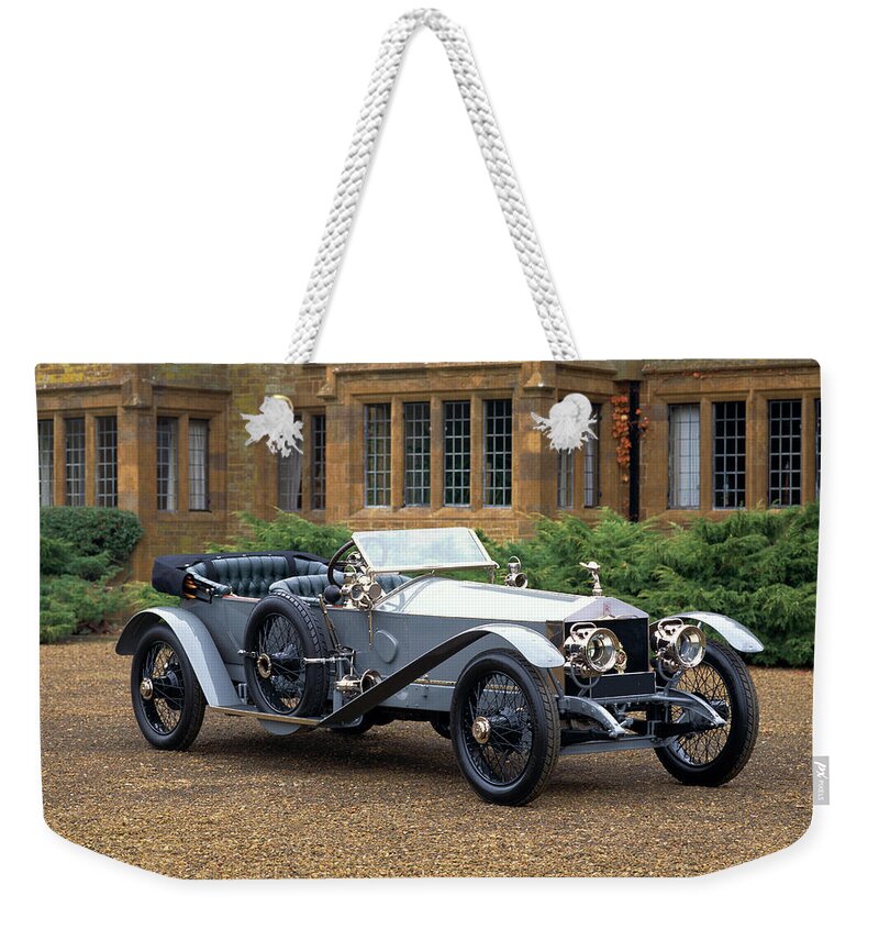 Photography Weekender Tote Bag featuring the photograph 1911 Rolls Royce 4050 Hp Silver Ghost by Panoramic Images