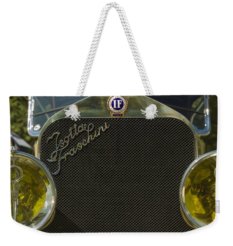 American Weekender Tote Bag featuring the photograph 1922 Isotta-Fraschini TIPO 8 Torpedo by Sala by Jack R Perry