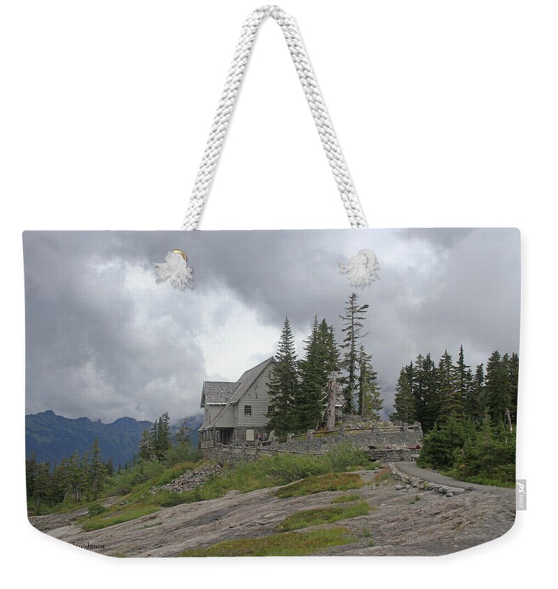 1933 Ccc Forest Ranger Station At Mt Baker Washington Weekender Tote Bag featuring the photograph 1933 CCC Forest Ranger Station At Mt Baker Washington by Tom Janca