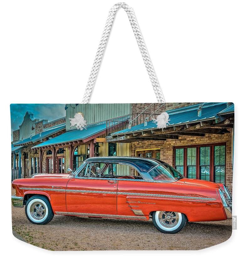 Maybellene Weekender Tote Bag featuring the photograph 1953 Mercury Monterey named Maybellene by David Morefield