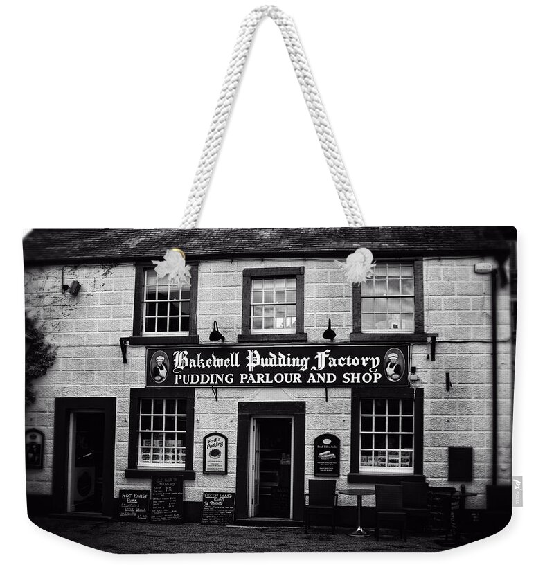 Bakewell Weekender Tote Bag featuring the photograph Bakewell Pudding Factory In The Peak District - England #2 by Doc Braham