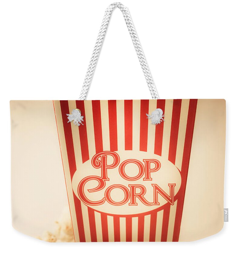 Cinema Weekender Tote Bag featuring the photograph Classic Vintage Cinema by Jorgo Photography