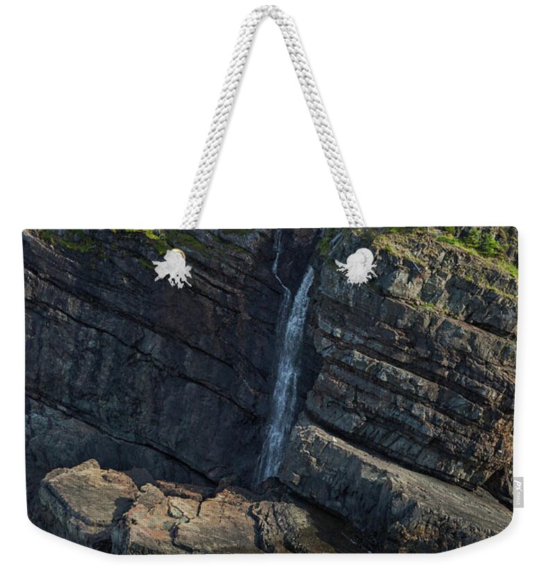 Atlantic Coast Weekender Tote Bag featuring the photograph Coast Southeast Of Pouch Cove Killick #2 by Carl Bruemmer
