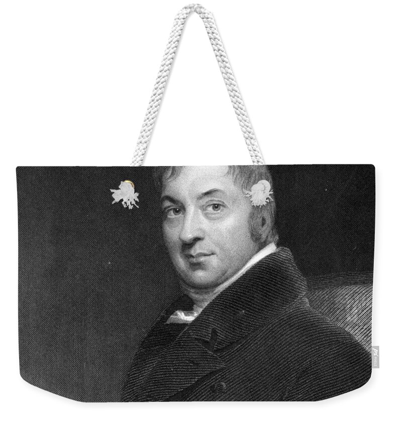 18th Century Weekender Tote Bag featuring the photograph Edward Jenner (1749-1823) #2 by Granger
