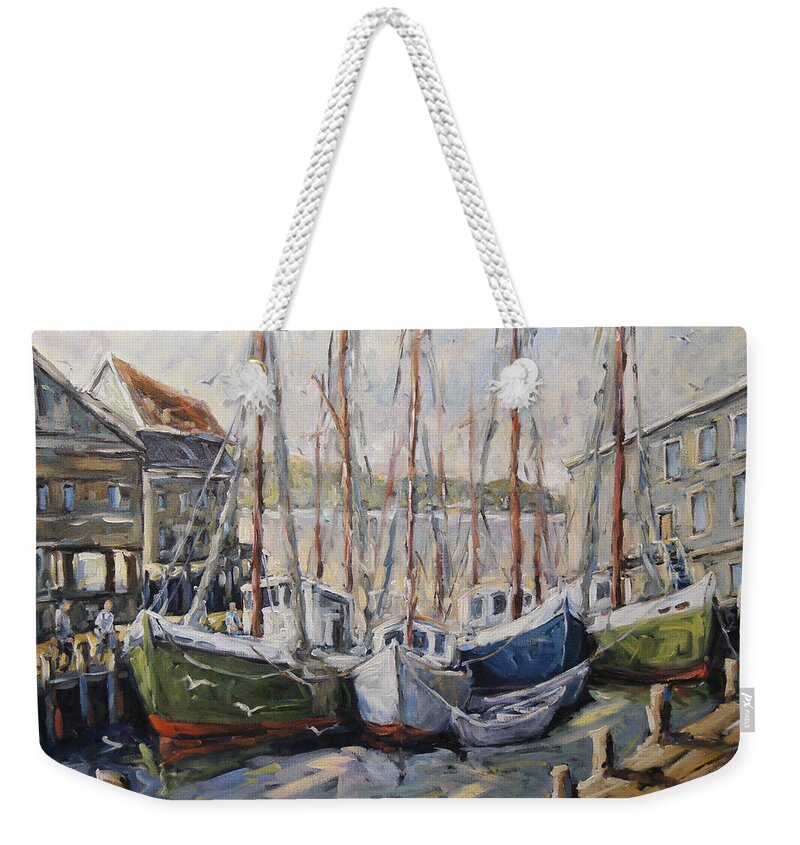 Art Weekender Tote Bag featuring the painting Full House by Prankearts Fine Art #1 by Richard T Pranke