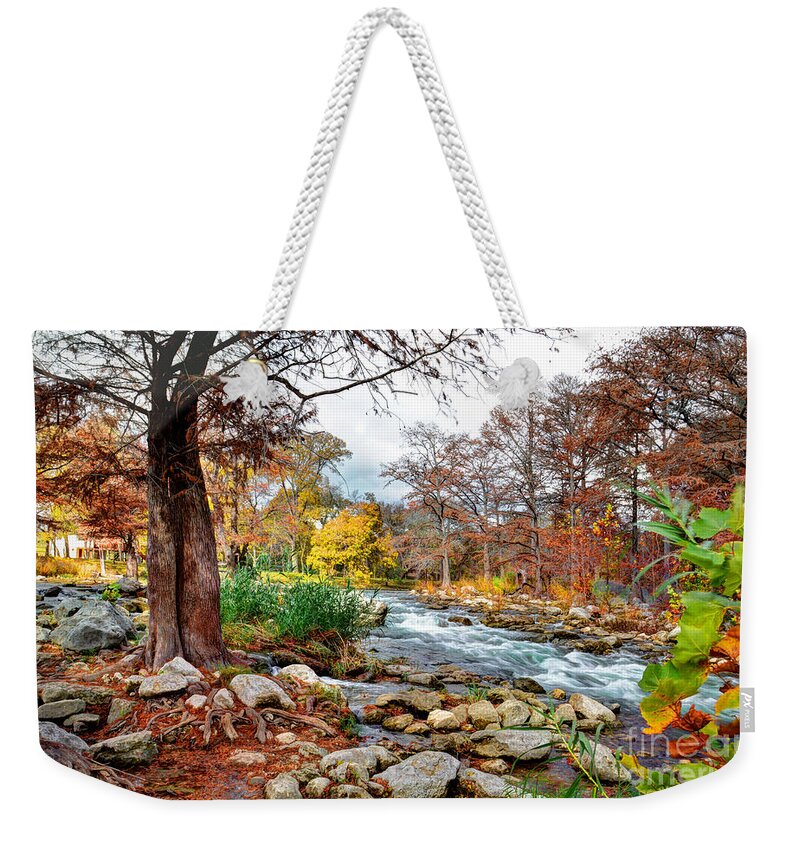 Gruene Weekender Tote Bag featuring the photograph Guadalupe #4 by Savannah Gibbs