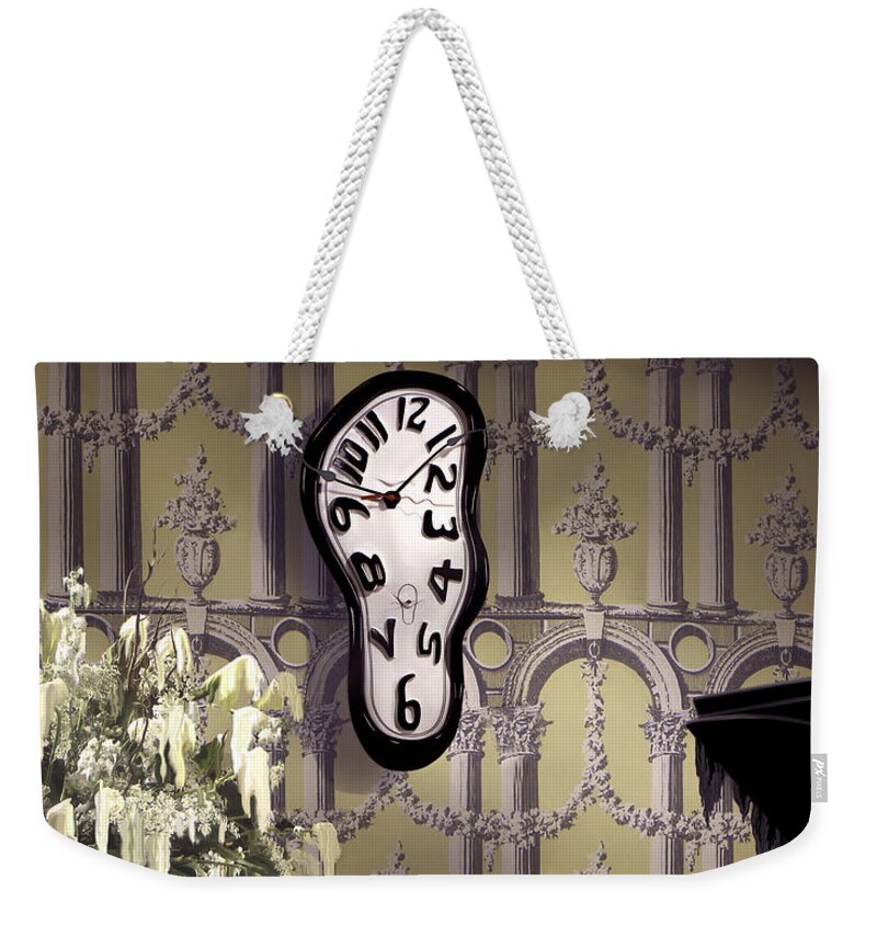 Surreal Weekender Tote Bag featuring the photograph Meltdown #2 by Mike McGlothlen