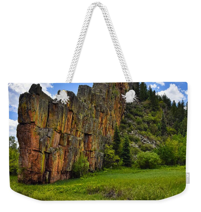 Monolith Weekender Tote Bag featuring the photograph Monolith #2 by Skip Hunt