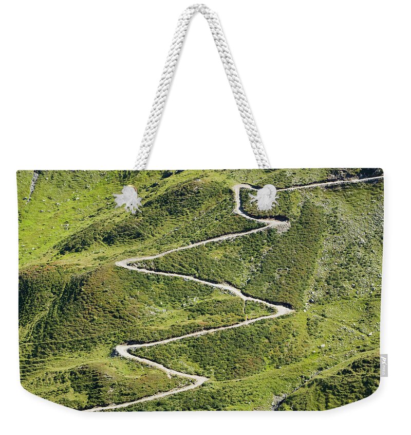 Path Up To Col Du Balme Weekender Tote Bag by Ashley - Pixels