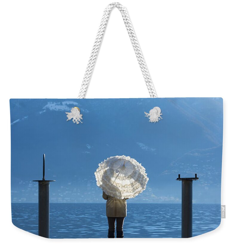 Woman Weekender Tote Bag featuring the photograph Parasol #2 by Mats Silvan