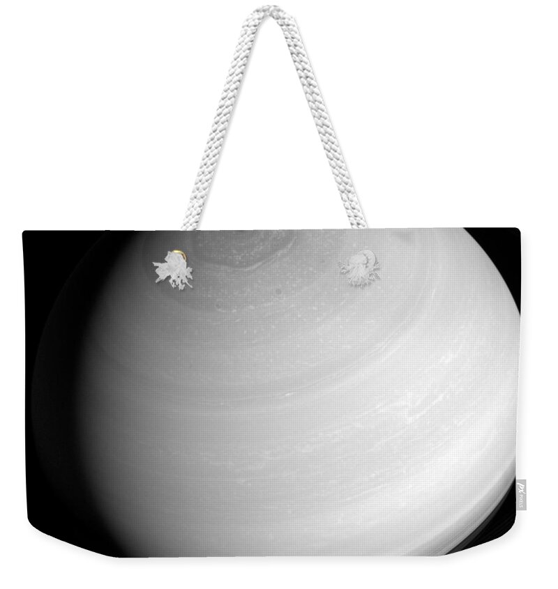 Science Weekender Tote Bag featuring the photograph Saturn #2 by Science Source