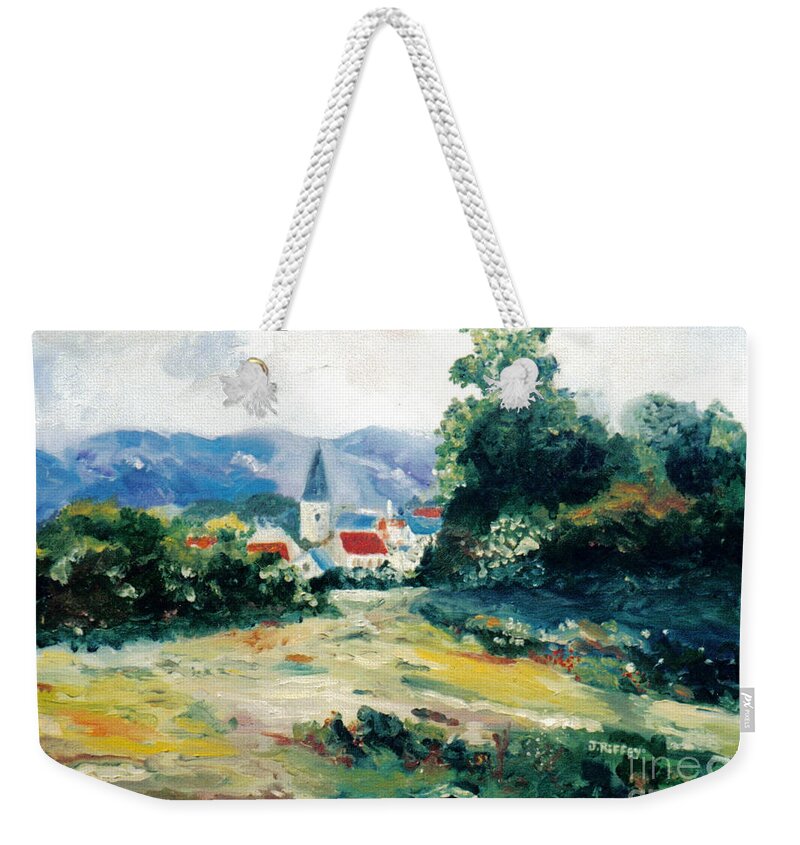 Impressionist Weekender Tote Bag featuring the painting Southern Sunday #2 by Julie Brugh Riffey
