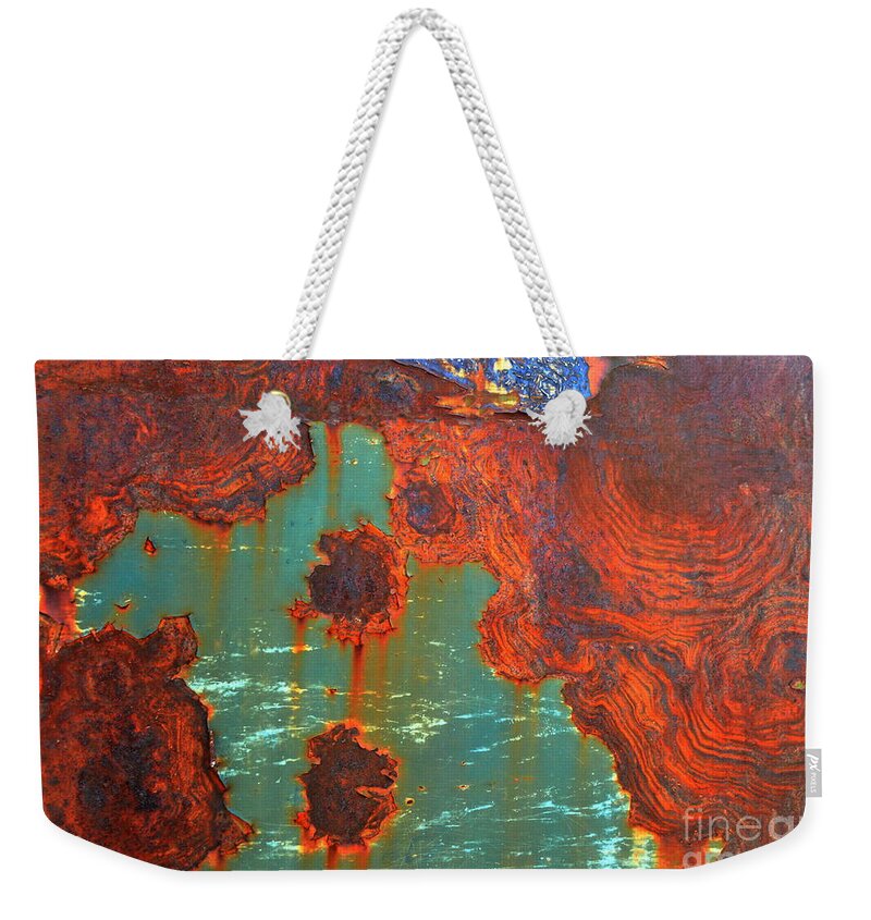 Abstract Weekender Tote Bag featuring the photograph Starry Nights #2 by Lauren Leigh Hunter Fine Art Photography