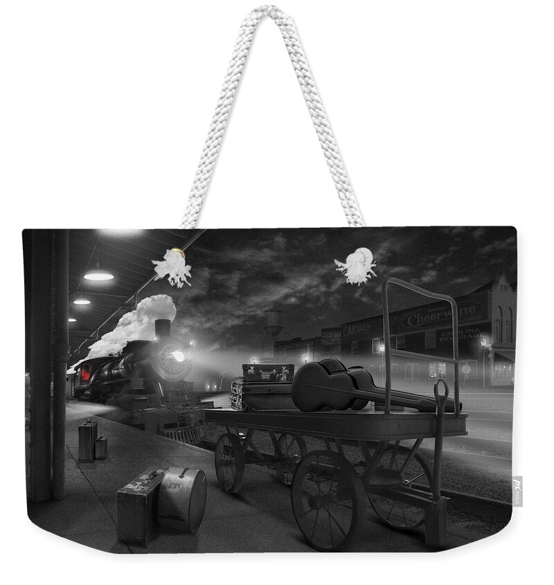 Transportation Weekender Tote Bag featuring the photograph The Station by Mike McGlothlen