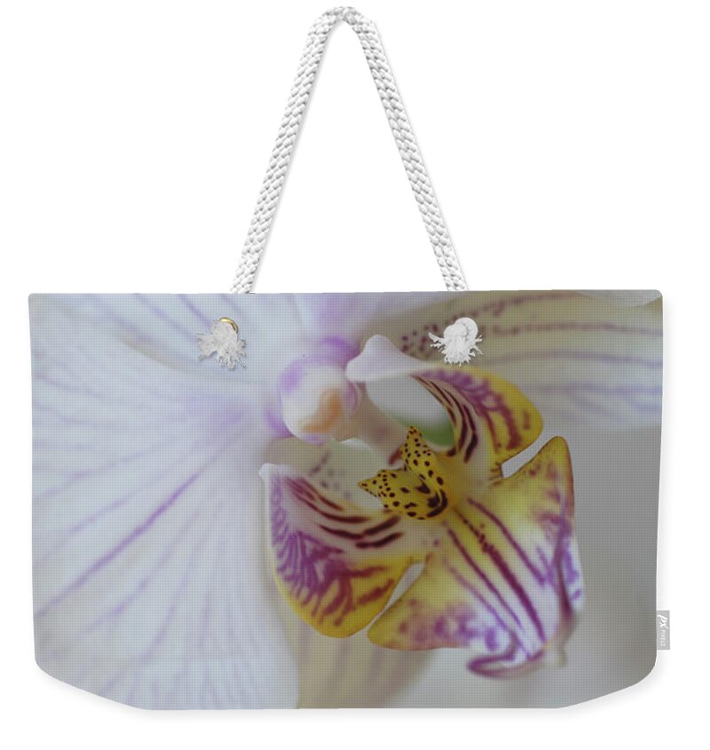 Purple Weekender Tote Bag featuring the photograph Organic #24 by Michael Banks