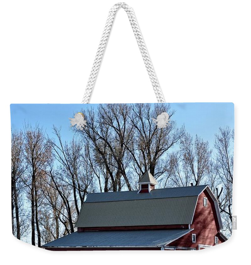 Barn Weekender Tote Bag featuring the photograph Idaho Falls #25 by Image Takers Photography LLC
