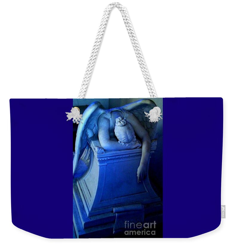 Nola Weekender Tote Bag featuring the photograph Angelic Sorrow by Michael Hoard
