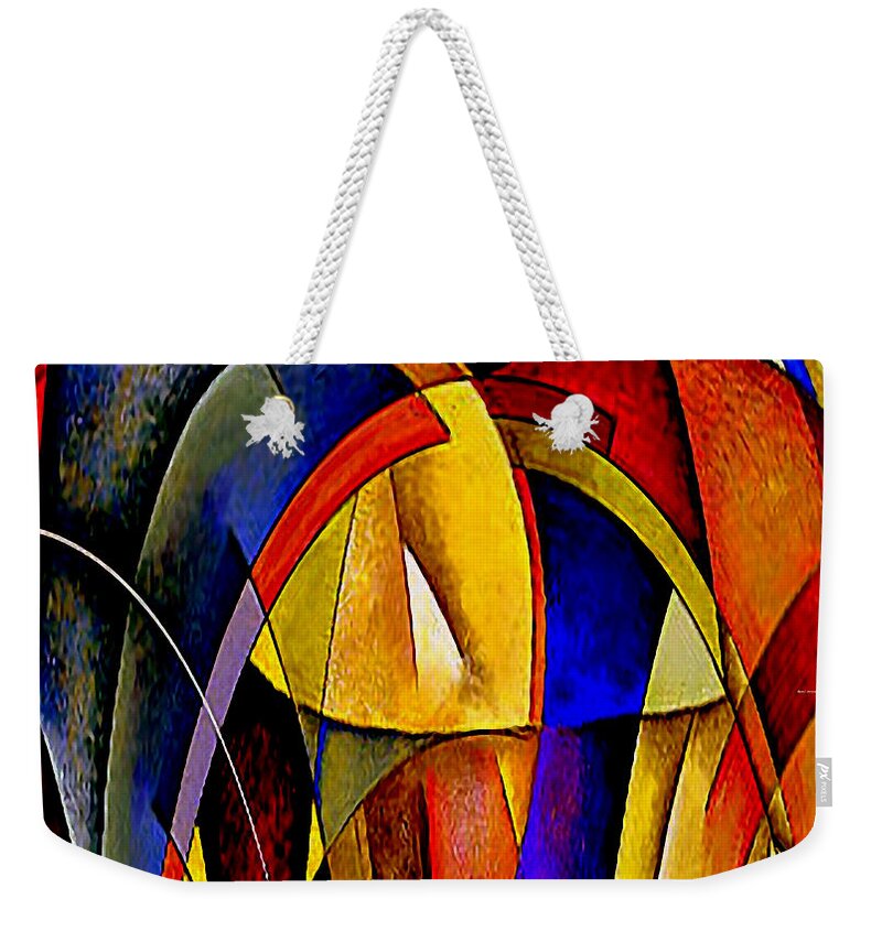 Arches Weekender Tote Bag featuring the mixed media Arches #3 by Rafael Salazar