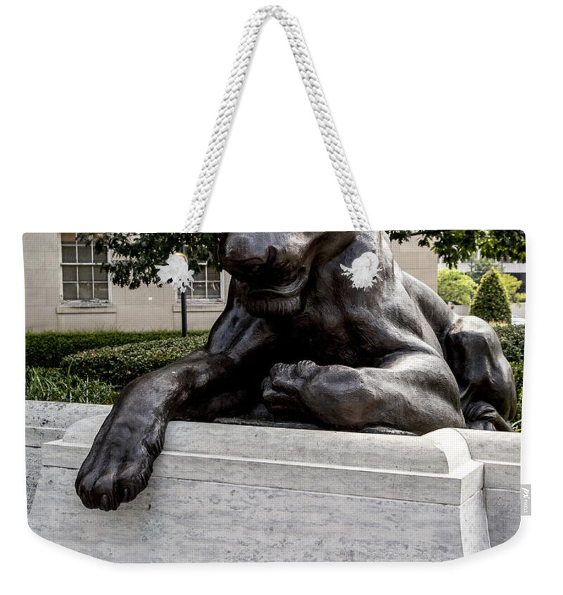 Commemorate Weekender Tote Bag featuring the photograph At the National Law Enforcement Officers Memorial in Washington DC #3 by William Kuta