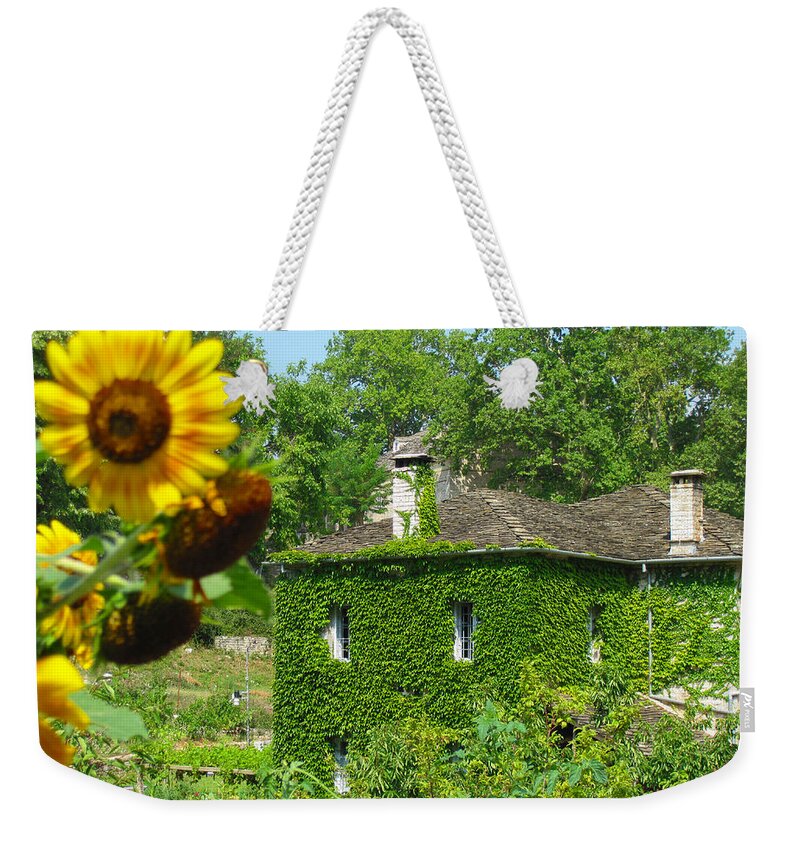 Alexandros Daskalakis Weekender Tote Bag featuring the photograph Beautiful Cottage #4 by Alexandros Daskalakis