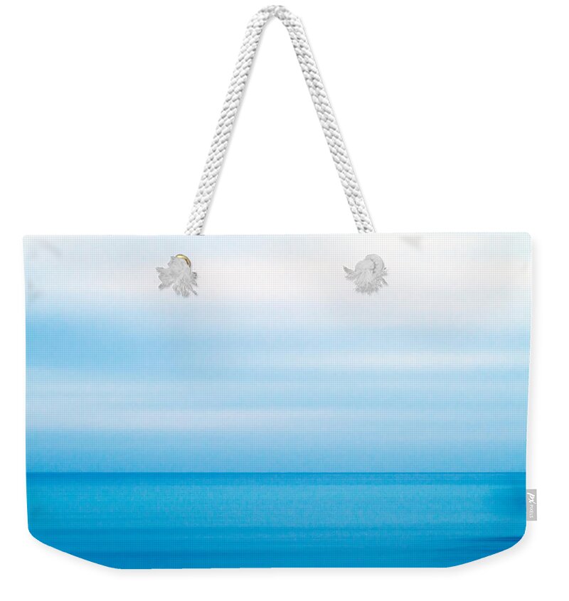 Background Weekender Tote Bag featuring the photograph Blue Mediterranean by Stelios Kleanthous