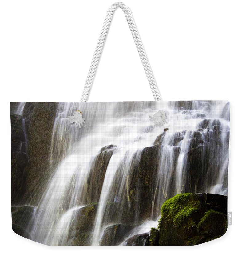 Waterfalls Weekender Tote Bag featuring the photograph Fairy Falls #1 by Patricia Babbitt