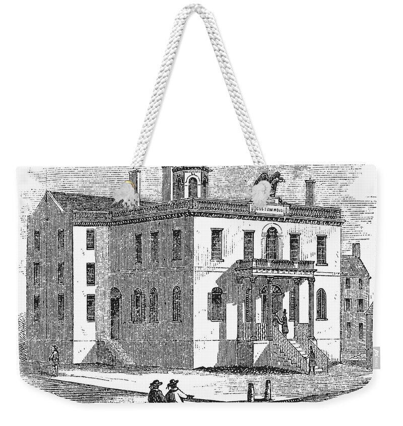 1851 Weekender Tote Bag featuring the painting Massachusetts Salem, 1851 #3 by Granger