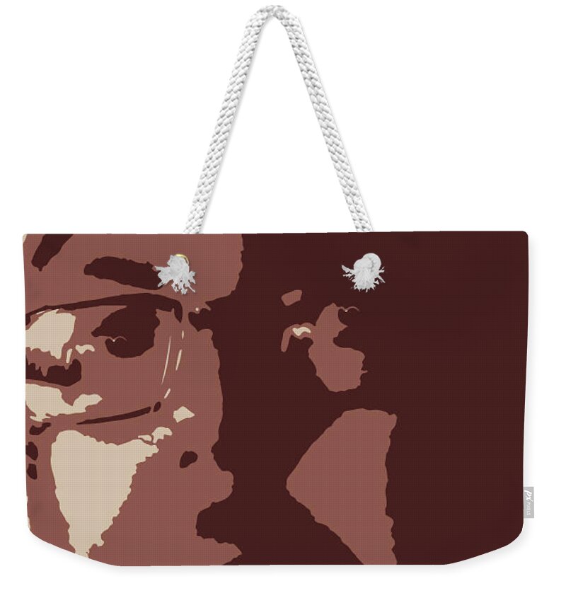 Human Weekender Tote Bag featuring the painting #3 #3 by Shea Holliman