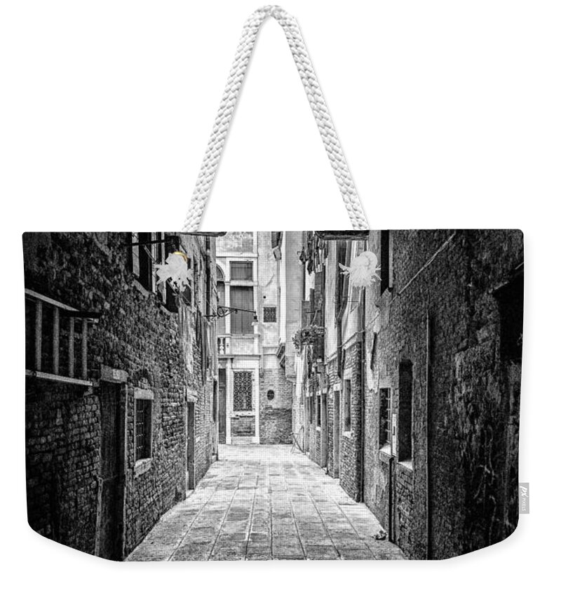 Aligned Weekender Tote Bag featuring the photograph Venice by Traven Milovich