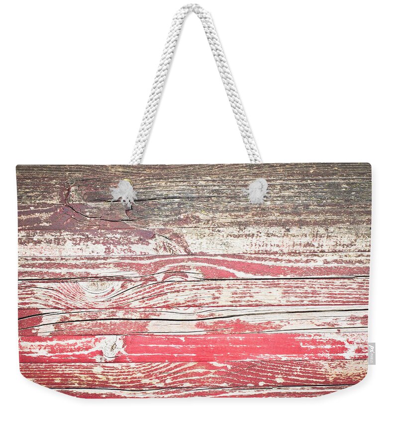 Ackdrop Weekender Tote Bag featuring the photograph Wood background #3 by Tom Gowanlock