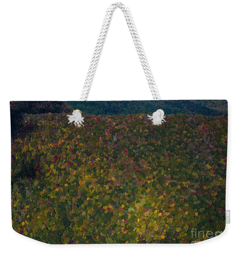 Nc Weekender Tote Bag featuring the photograph Autumn Colors at Craggy Gardens along the Blue Ridge Parkway #4 by David Oppenheimer