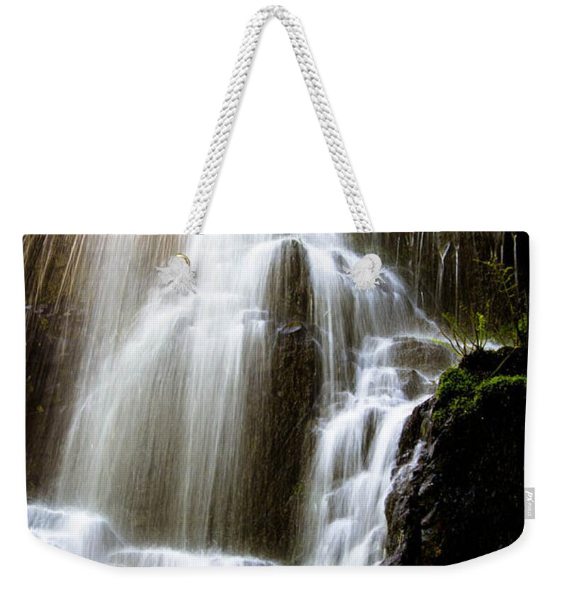 Waterfalls Weekender Tote Bag featuring the photograph Fairy Falls by Patricia Babbitt
