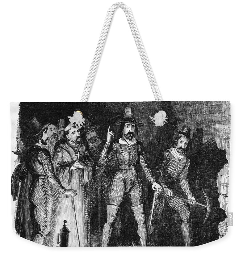 1605 Weekender Tote Bag featuring the painting Guy Fawkes (1570-1606) #4 by Granger