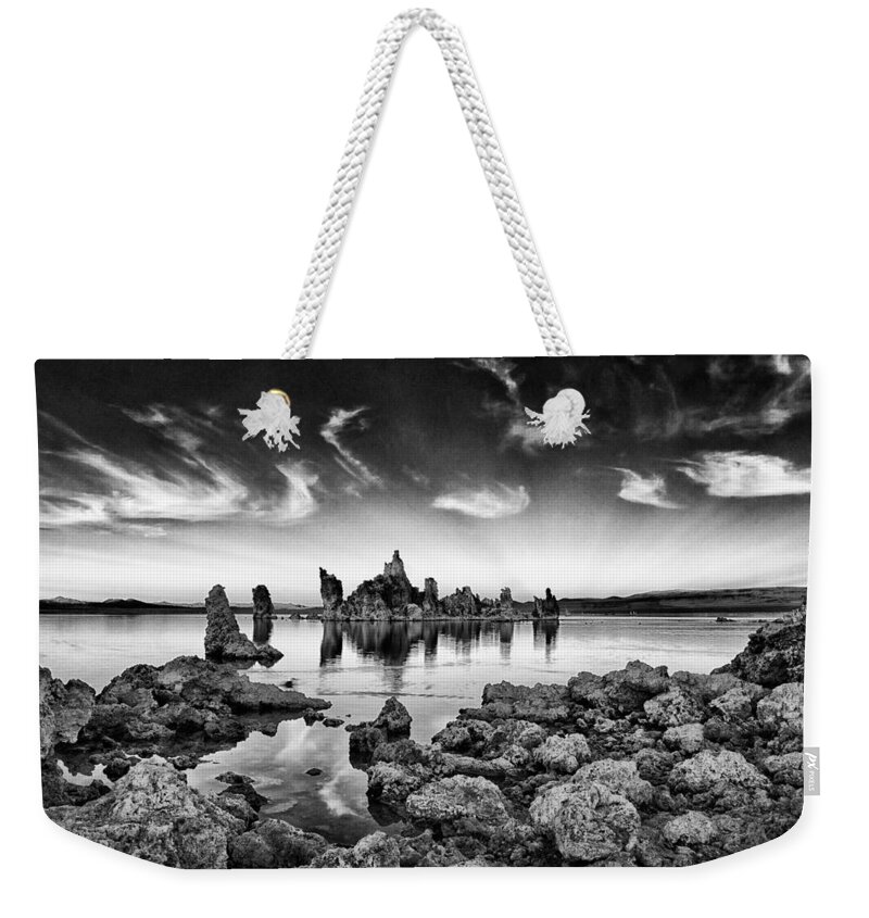 California Weekender Tote Bag featuring the photograph Mono Lake #4 by Robert Fawcett