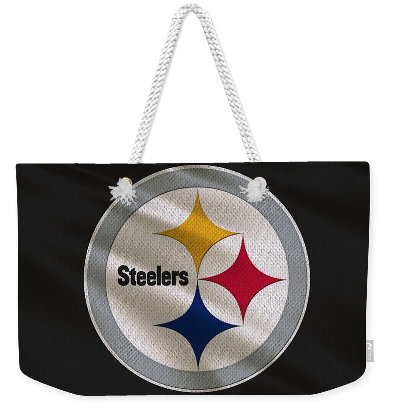Steelers Weekender Tote Bag featuring the photograph Pittsburgh Steelers Uniform by Joe Hamilton