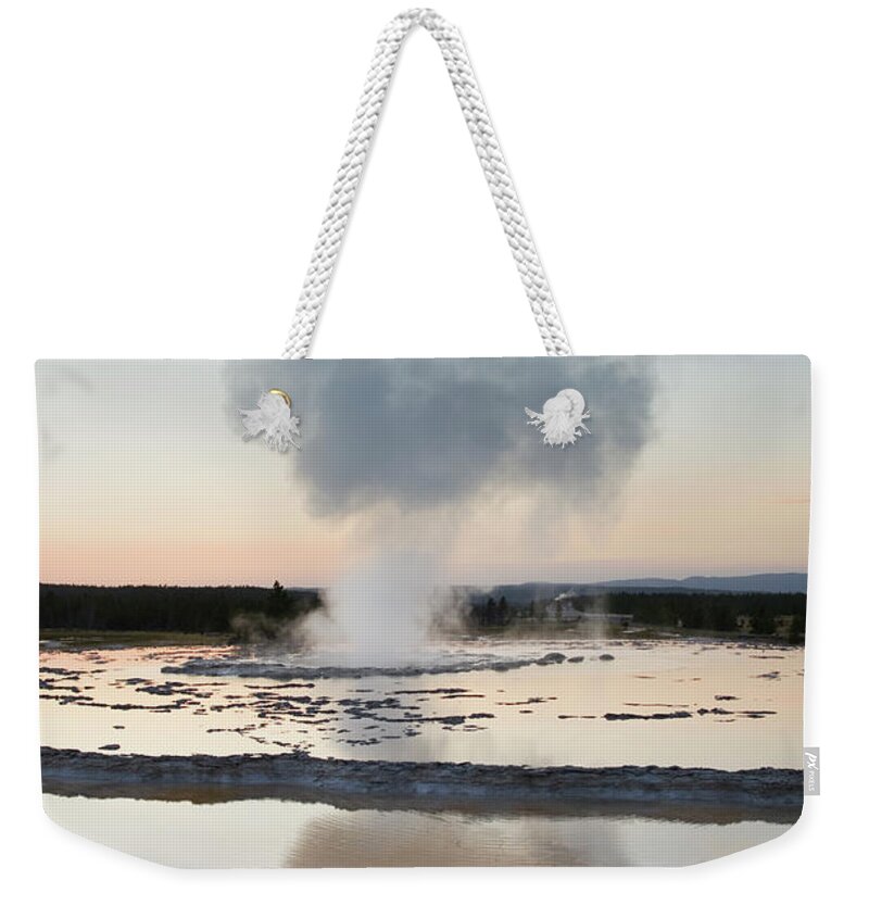 Geology Weekender Tote Bag featuring the photograph Yellowstone National Park #4 by Alan Majchrowicz