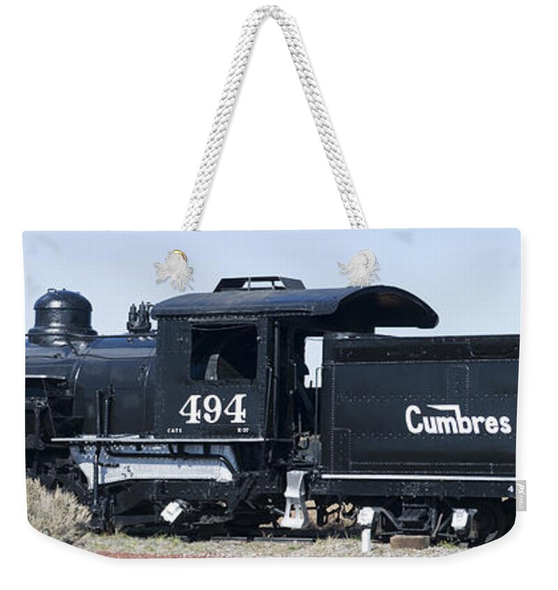 K-37 #494 Weekender Tote Bag featuring the photograph 494 Gate Guard by Tim Mulina