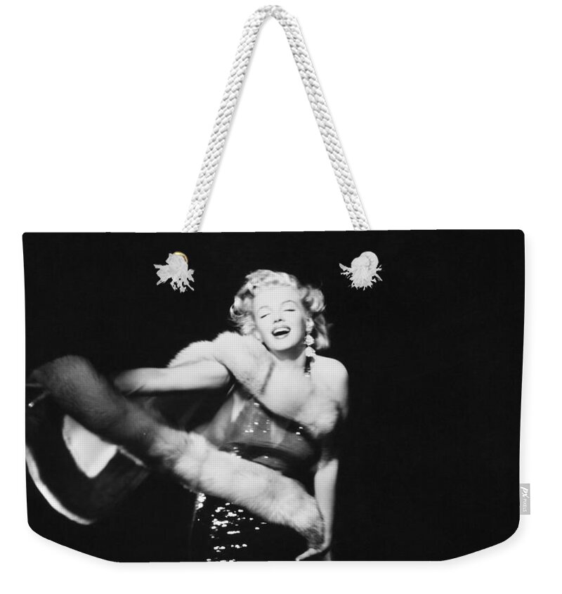 20th Century Weekender Tote Bag featuring the photograph Marilyn Monroe #11 by Granger