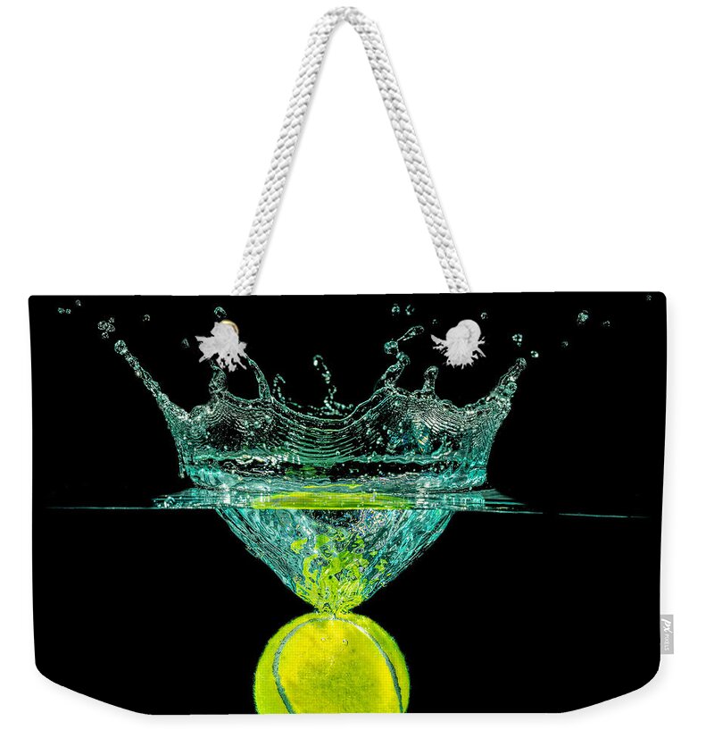 Activity Weekender Tote Bag featuring the photograph Tennis Ball #5 by Peter Lakomy
