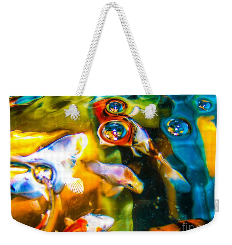  Weekender Tote Bag featuring the photograph Water Art #2 by Gerald Kloss