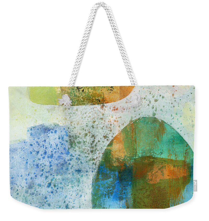 Painting Weekender Tote Bag featuring the painting 55/100 by Jane Davies