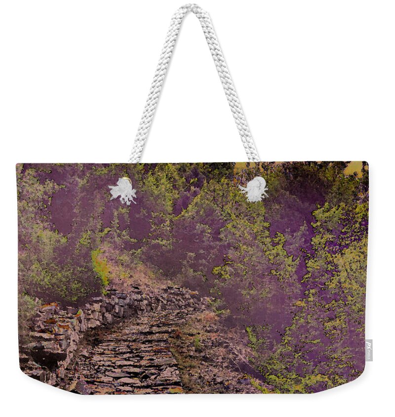 Star Weekender Tote Bag featuring the photograph Starry Landscape #8 by Augusta Stylianou