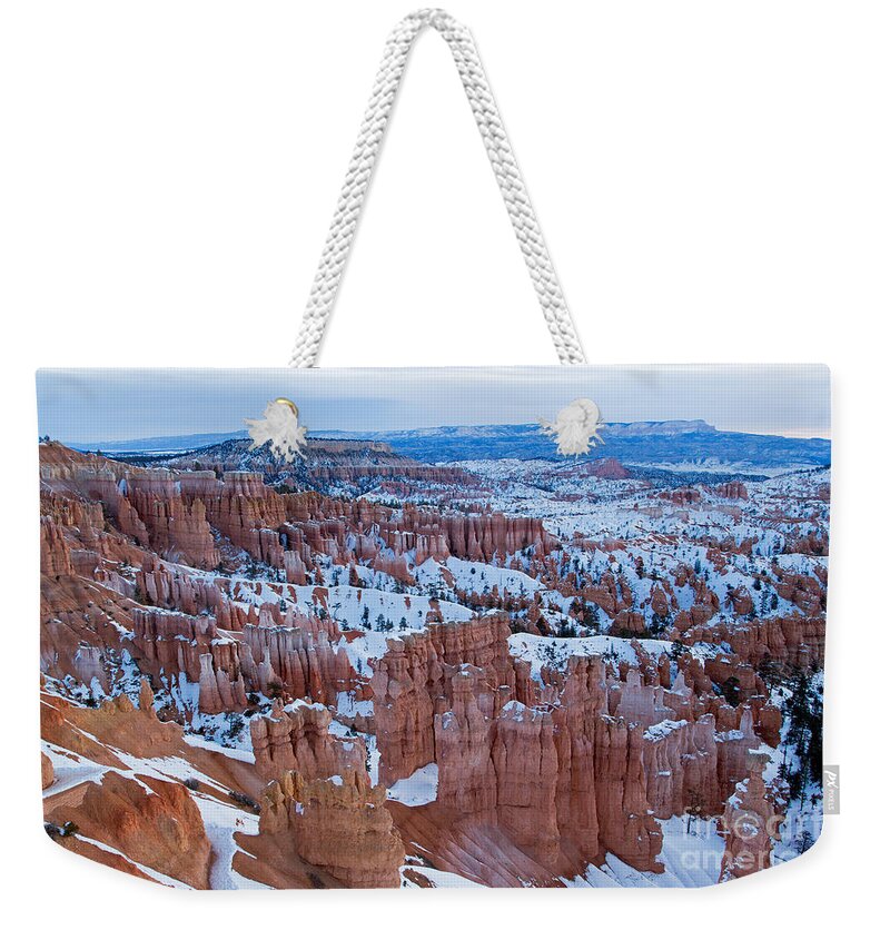 Bryce Canyon Weekender Tote Bag featuring the photograph Sunset Point Bryce Canyon National Park by Fred Stearns
