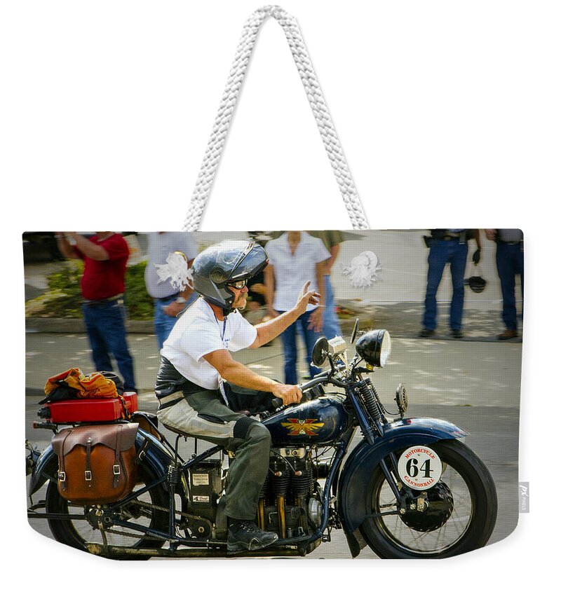 Antique Weekender Tote Bag featuring the photograph 64 Flat by Jeff Kurtz